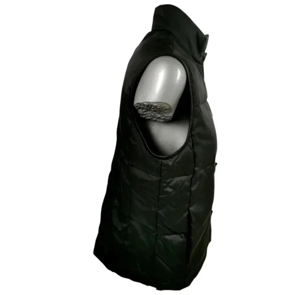 Talbots Down Black Puffer Vest  Sz L Womans Winter‎ - Picture 4 of 6